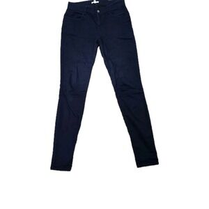 Eileen Fisher Womens 4 Dark Navy Skinny Jeans Organic Cotton‎ Stretch Pants